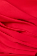 Deren – rotes Mini-Kleid mit asymmetrischer Drapierung