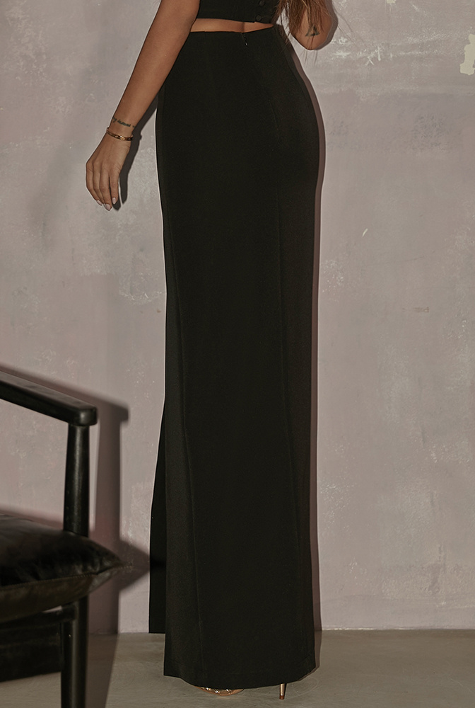 Donna black - zweiteilige Eleganz in klassischem Schwarz