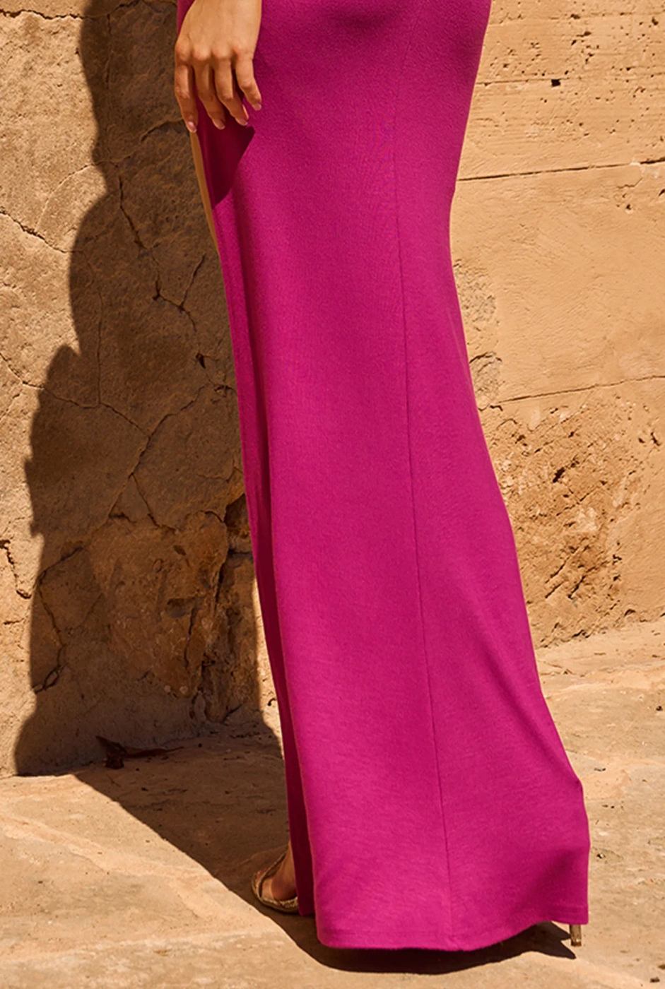 Marleta - Maxikleid mit Korsett und drapiertem Bügel
