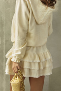 Kiki's tracksuit - tracksuit with a skirt in a sunny color