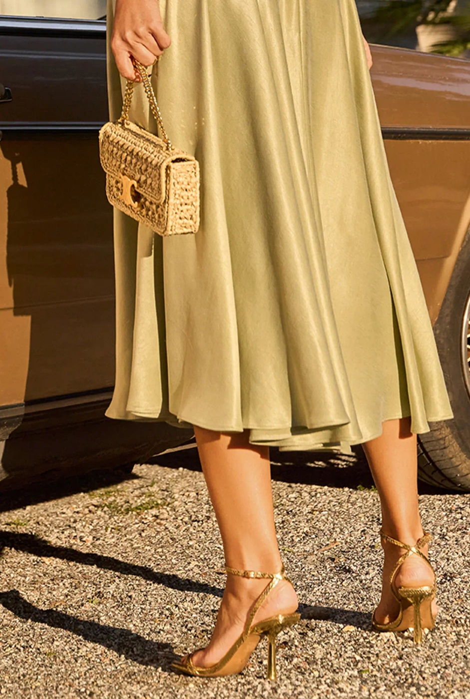 Luana - Midikleid mit Nackenband