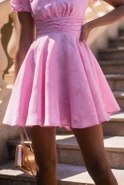 Nilda - Mini-Cocktailkleid in Puderrosa