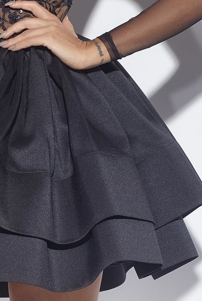 ODILLA - FERN BLACK DRESS