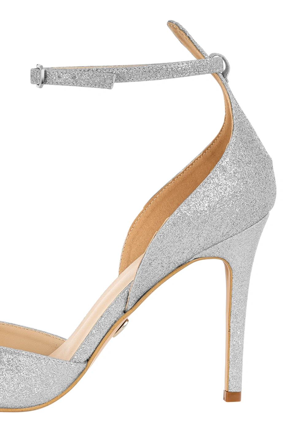 Atilla – Silberne Glitzersandalen