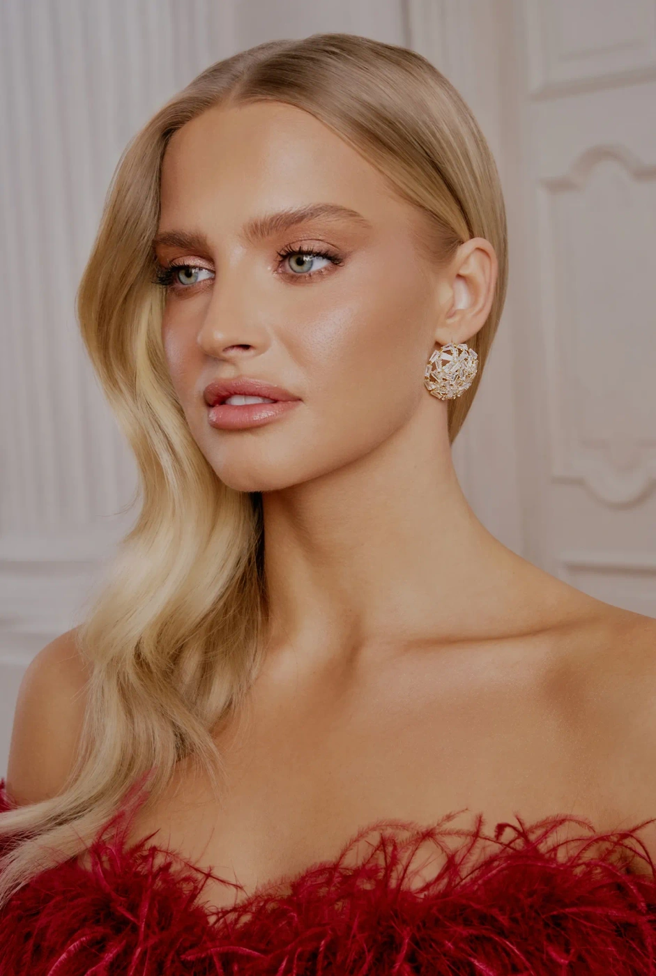 Dote - gold-plated copper earrings