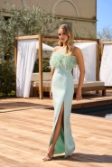 Fausta - Korsettkleid mit Federn