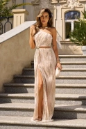 Kayra - asymmetrisches Pailletten-Maxikleid