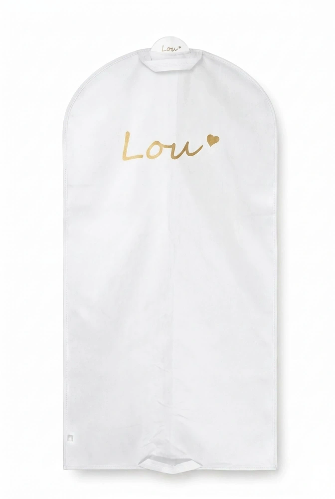 Lou – langer weißer Kleidersack
