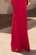 Sodella – rotes Maxikleid im spanischen Stil