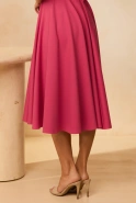 Albena – pink midi dress with neck tie