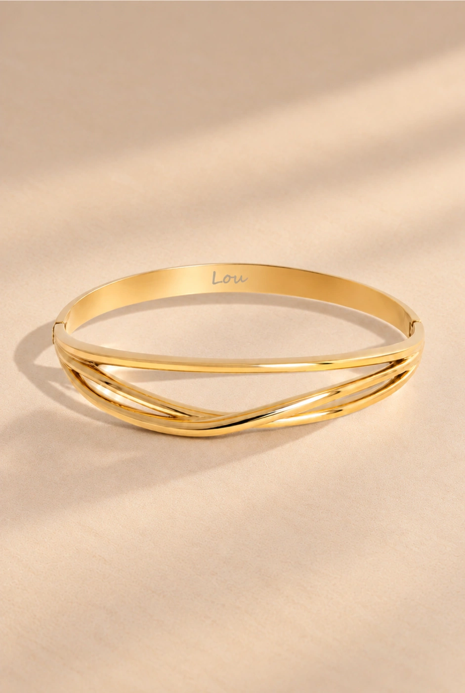 Nessy – Armband aus vergoldetem Edelstahl