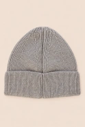 Grey Winter Beanie with Lou Logo