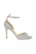 Atilla - Silver Glitter Sandals