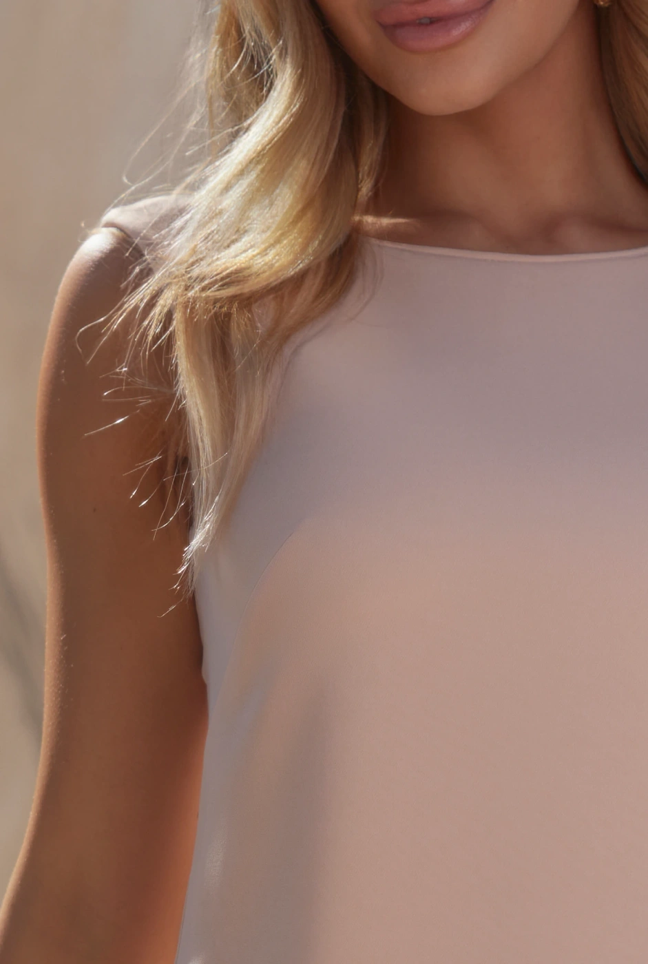 Sansita - Mini Dress with Fancy Bottom