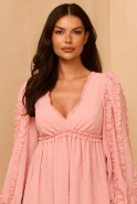 Uskaly - Minikleid in magischem Rosa