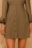 Olavia - olive mini with buttons