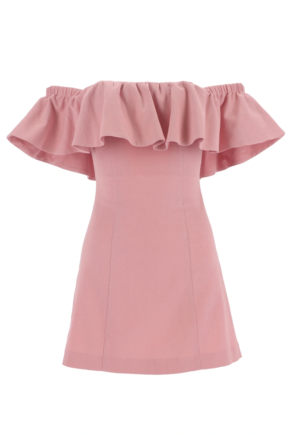 Isidora - Exklusives Minikleid in einem puderrosa Farbton