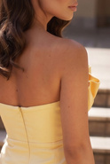 Larissa - Minikleid mit Bügelkorsett, abnehmbaren Trägern und Reißverschluss