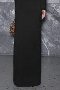 Ernesta - Maxi Elegantes Kleid mit Transparenten Mesh-Elementen