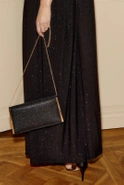 Krolo - Schwarzes Maxikleid mit Brokat