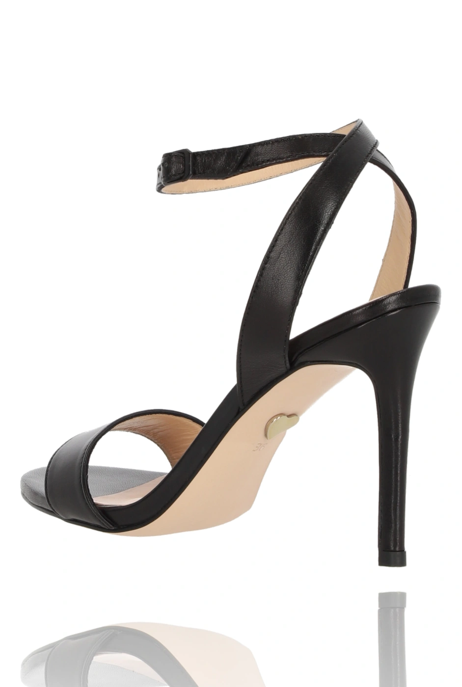 Brinley - Klassische schwarze Stilettos mit gefiederter Clip-on-Blume
