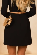 Narcja – black set: top + skirt