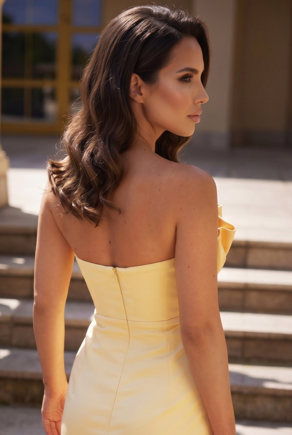 Larissa - Minikleid mit Bügelkorsett, abnehmbaren Trägern und Reißverschluss
