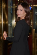 Emerson – schwarzes Mini-Kleid im Trapezschnitt