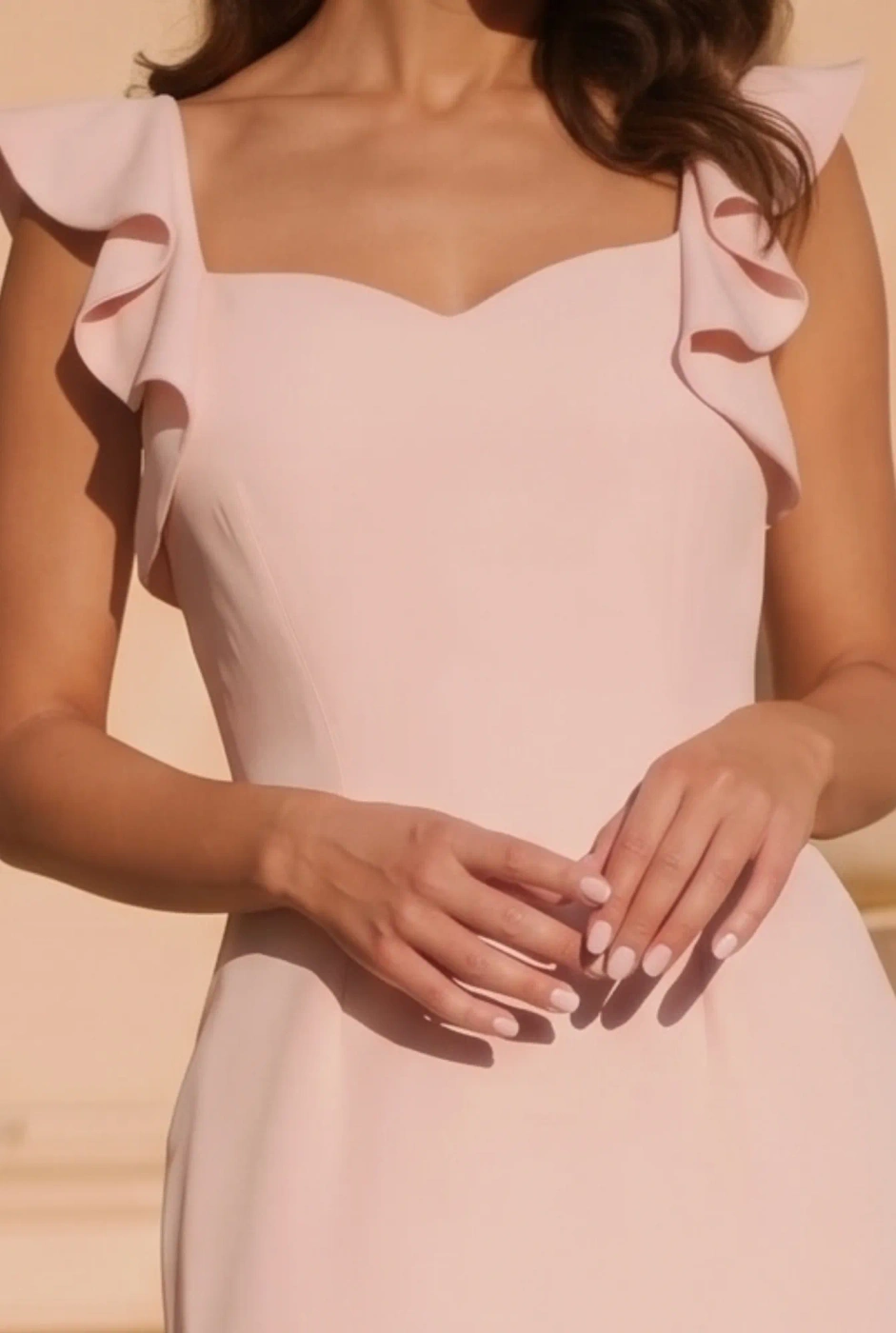 Yasemin - ein gepudertes Maxikleid
