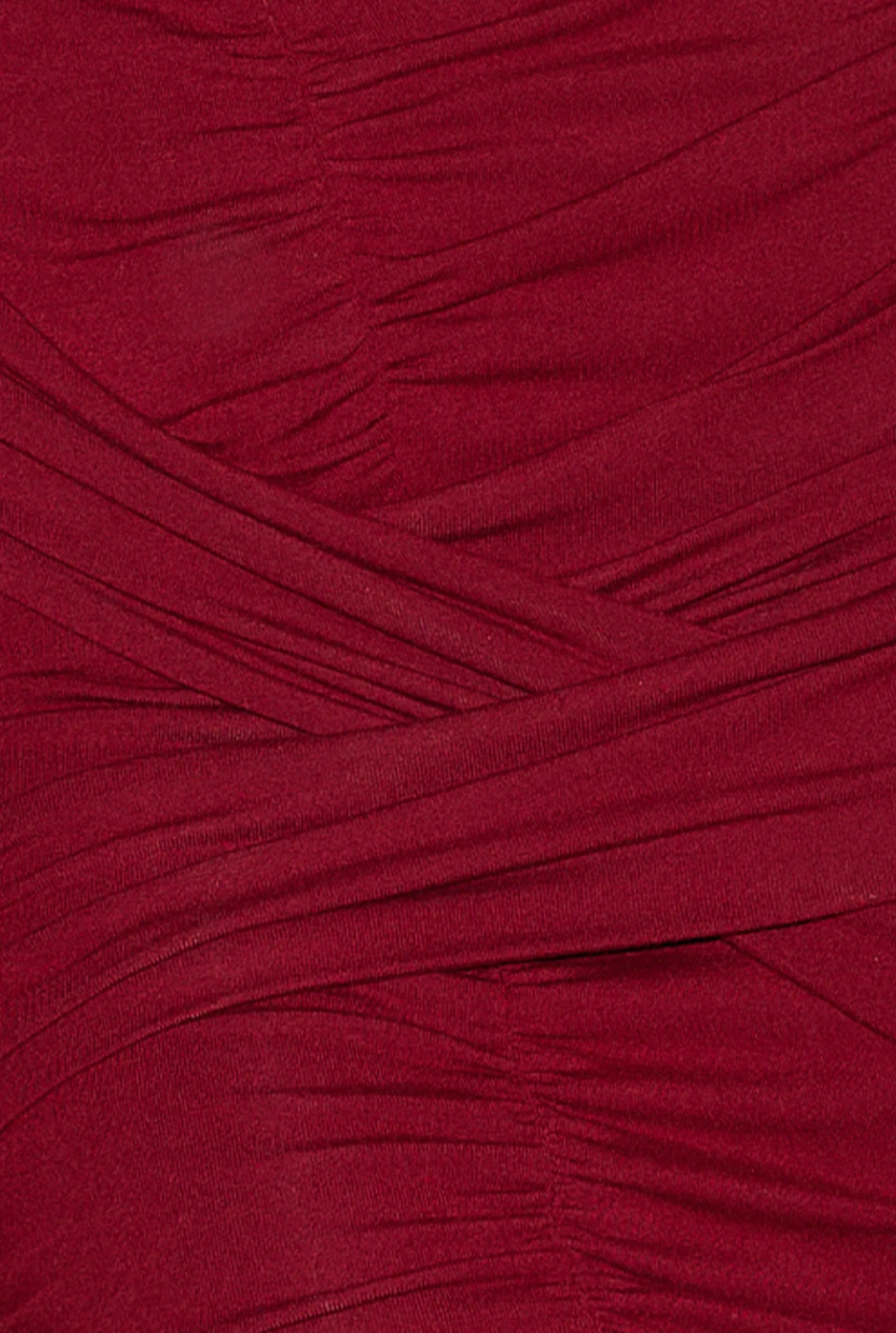 Lizette – red draped mini dress
