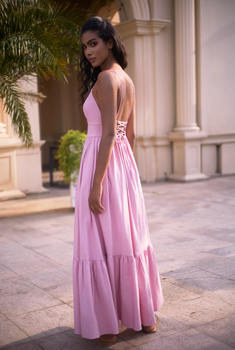 Kamalla Rosa - Harmonie von Rosa in einem Maxikleid