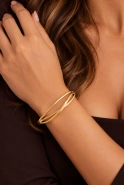 Nessy – Armband aus vergoldetem Edelstahl