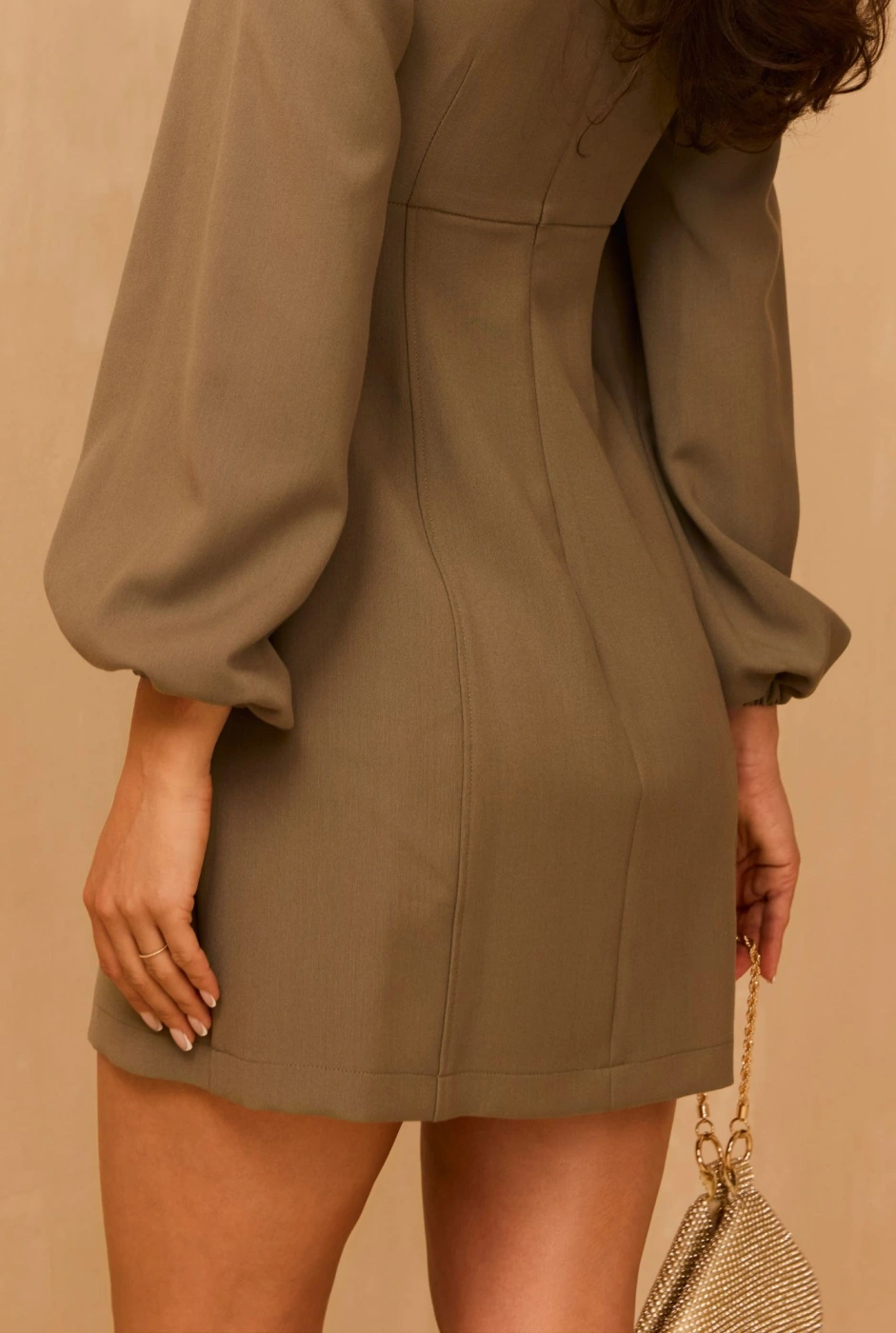 Olavia - olive mini mit Knöpfen