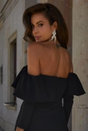Kilian - Black Mini Spanish Dress