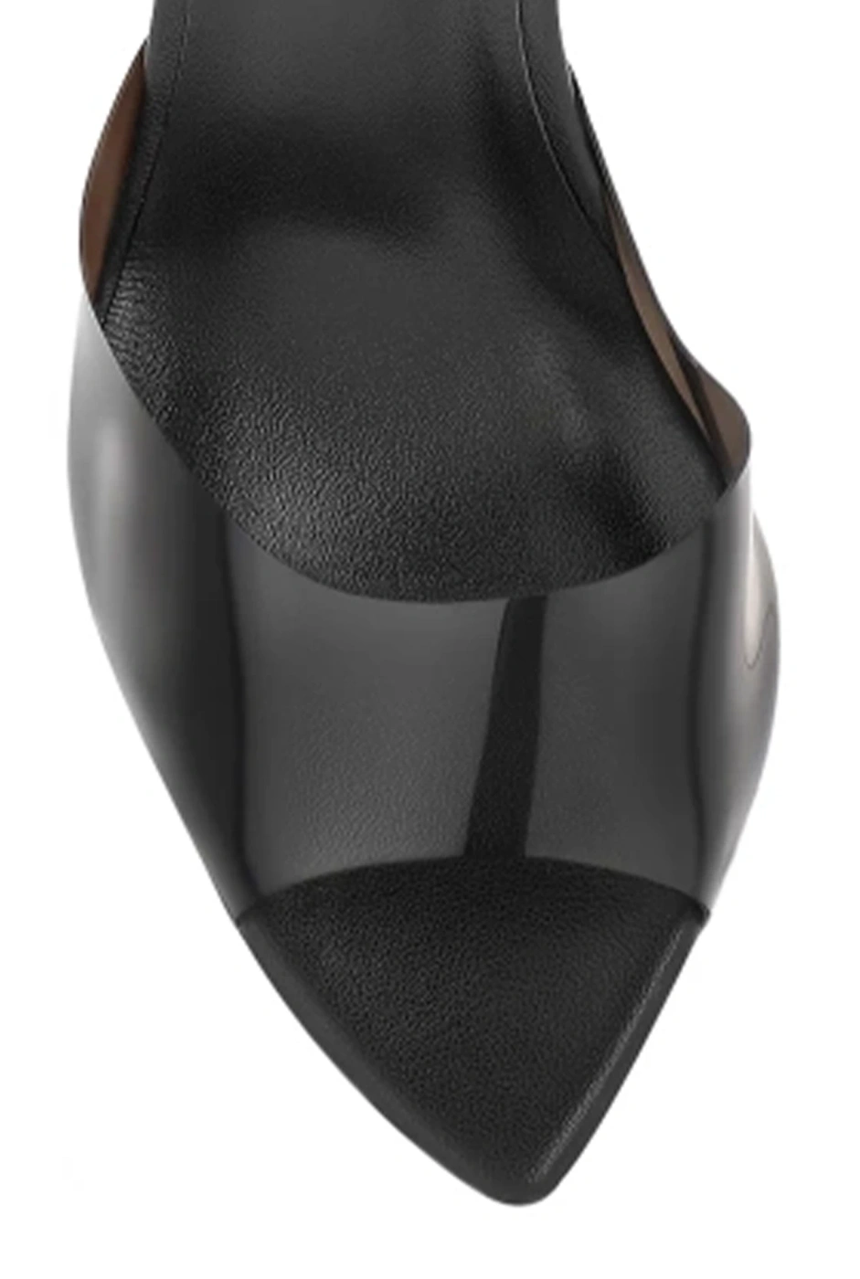 Femi - Black heels with transparent strap