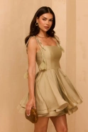 Dominic – mini dress with decorative flowers