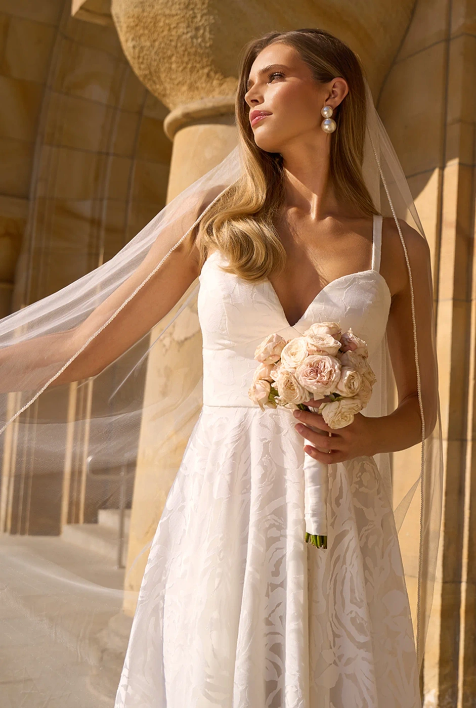 Cambria - Maxibrautkleid mit Spitze