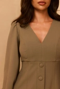 Olavia - olive mini mit Knöpfen