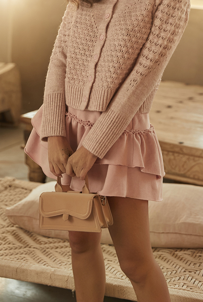 Mira - openwork mini sweater
