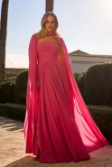 Oriana – Korsett-Maxikleid mit weiten Ärmeln