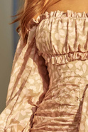 TIVVA - DRESS WITH OPENED SHOULDERS