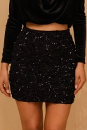 Usilia – black set: top + skirt