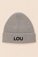 Graue Lou Logo Wintermütze
