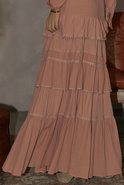 Arizona - ein beeindruckendes Maxikleid im Boho-Stil in einem Rosaton
