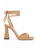 Jelena - suede sandals with binding