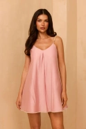 Toleda – Minikleid mit Perlen-Trägern
