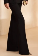 Sevil – black high-waisted trousers