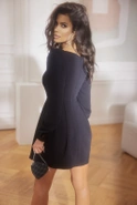 Sancha - Schwarzes Minikleid