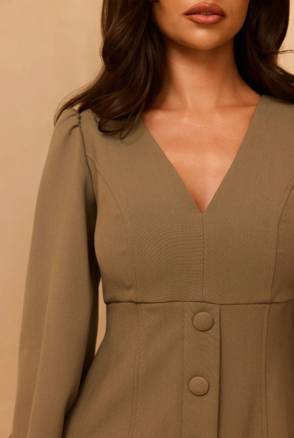 Olavia - olive mini mit Knöpfen