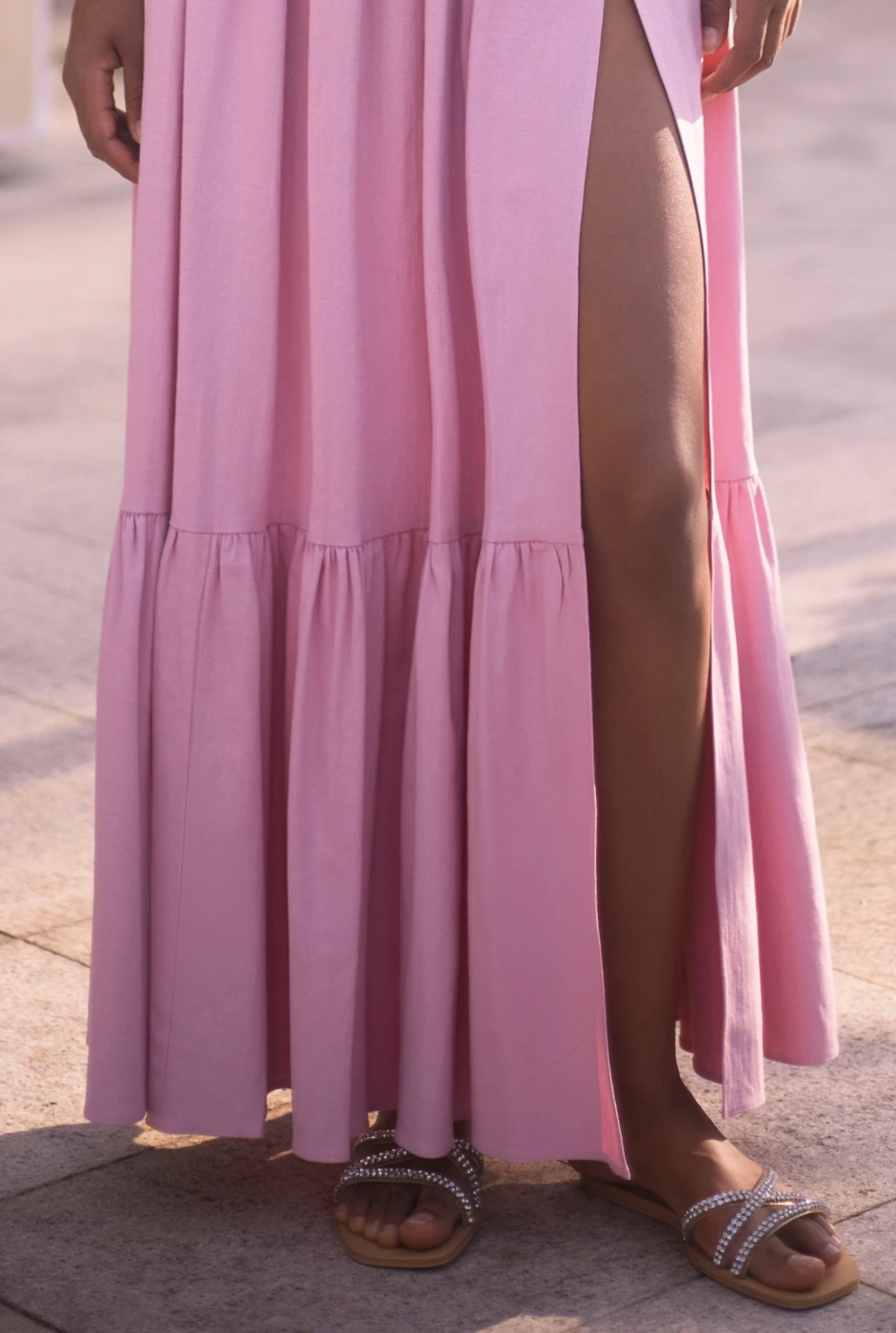 Kamalla Rosa - Harmonie von Rosa in einem Maxikleid